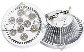 Лампа светодиодная LED Arlight d110мм G53 10Вт 35гр. 12В 4000-4500К