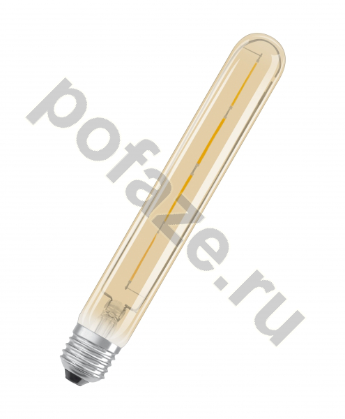 Лампа светодиодная LED цилиндрическая Osram d29мм E27 4Вт 220-240В 2400К