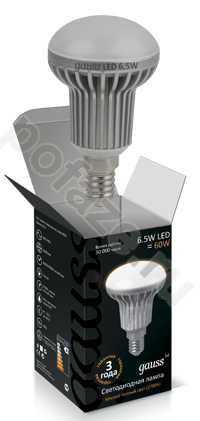 Лампа светодиодная LED с отражателем Gauss d50мм E14 6.5Вт 120гр. 220-230В