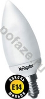 Лампа энергосберегающая свеча Navigator d38мм E14 9Вт 230В 2700К