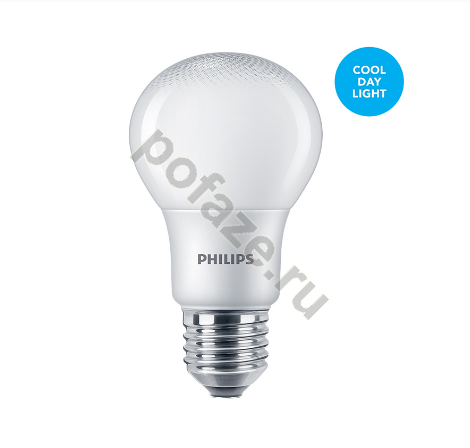 Лампа светодиодная LED грушевидная Philips E27 4Вт 220-230В 6500К