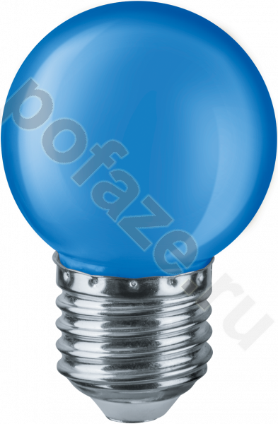 Лампа светодиодная LED шарообразная Navigator d45мм E27 1Вт 270гр. 220-240В