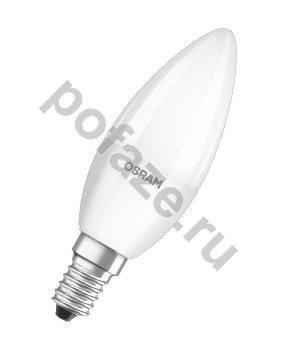 Лампа светодиодная LED свеча Osram E14 5.5Вт 2700К