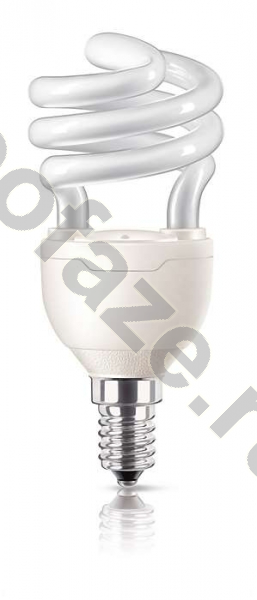 Лампа энергосберегающая спираль Philips d47мм E14 12Вт 220-240В