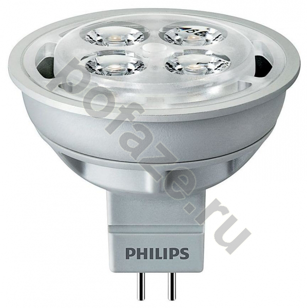 Лампа светодиодная LED с отражателем Philips d50мм GU5.3 4.2Вт 24гр. 12В