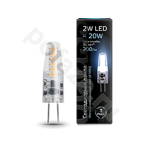 Лампа светодиодная LED капсульная Gauss d10мм G4 2Вт 320гр. 220-240В