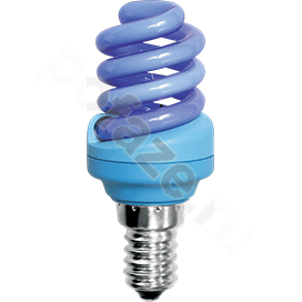 Лампа энергосберегающая спираль Ecola d43мм E14 12Вт 200-240В