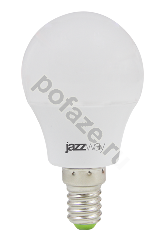 Лампа светодиодная LED шарообразная Jazzway d45мм E14 3Вт 120гр. 220-230В
