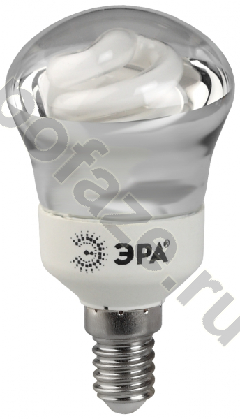 Лампа энергосберегающая с отражателем ЭРА d50мм E14 7Вт 220-230В 2700К