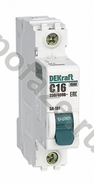 Автоматический выключатель DEKraft ВА-101 1П 5А (D) 4.5кА
