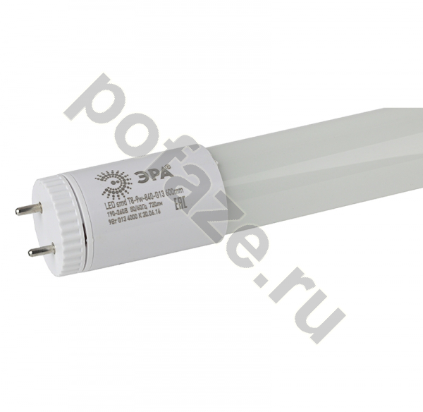Лампа светодиодная LED трубчатая ЭРА G13 9Вт 220-240В 6000К