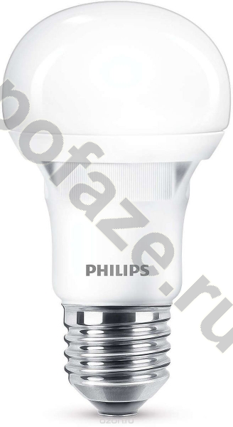 Лампа светодиодная LED грушевидная Philips d60мм E27 3.5Вт 220-240В 6500К