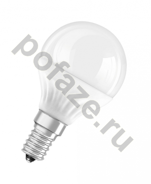 Лампа светодиодная LED шарообразная Osram d45мм E14 3Вт 100-240В