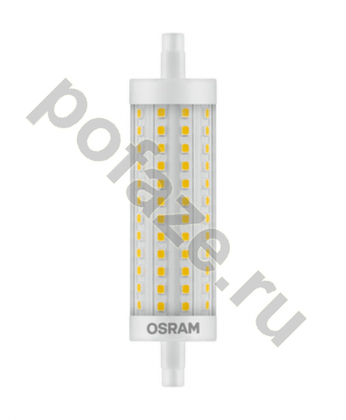Лампа светодиодная LED линейная Osram d28мм R7s 17.5Вт 220-240В 2700К