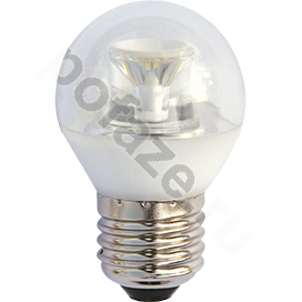 Лампа светодиодная LED шарообразная Ecola d45мм E27 6Вт 220-230В 2700К