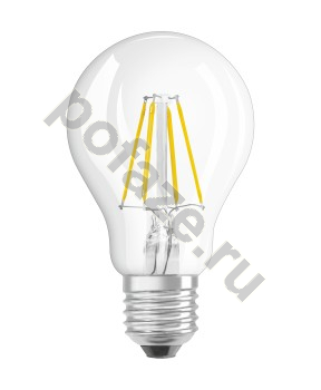 Лампа светодиодная LED грушевидная Osram d60мм E27 4Вт 220-240В 4000К