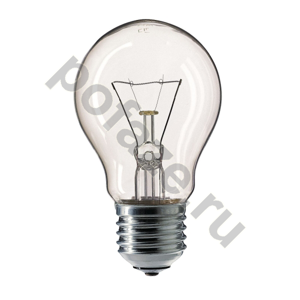 Лампа накаливания грушевидная Philips d55мм E27 75Вт 220-240В