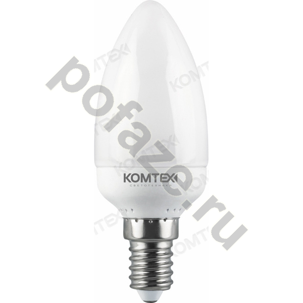 Лампа энергосберегающая свеча Комтех d38мм E14 9Вт 220-240В