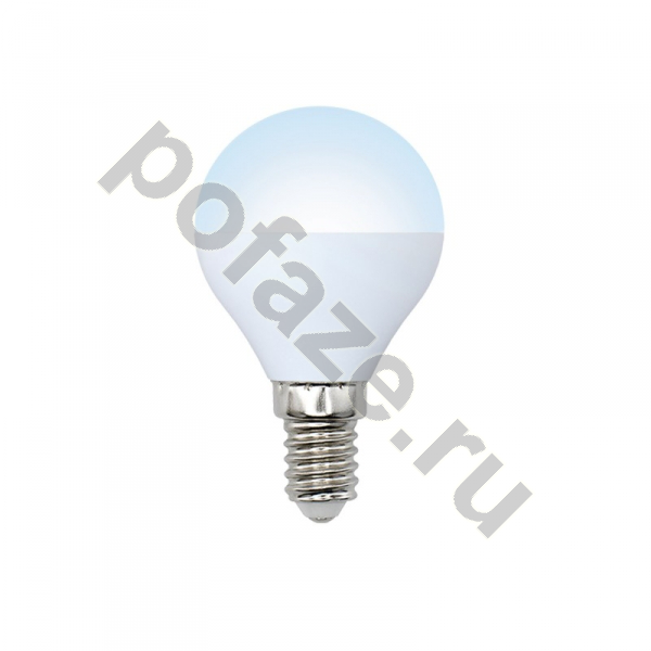 Лампа светодиодная LED шарообразная Volpe d45мм E14 6Вт 240гр. 220-230В