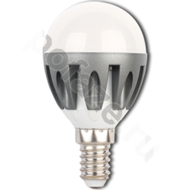 Лампа светодиодная LED шарообразная Ecola d45мм E14 4.1Вт 220-230В