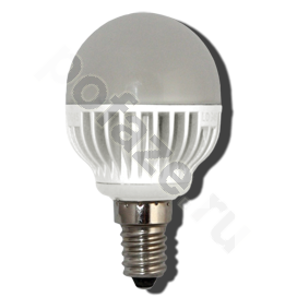 Лампа светодиодная LED шарообразная Ecola d45мм E14 7Вт 220-230В