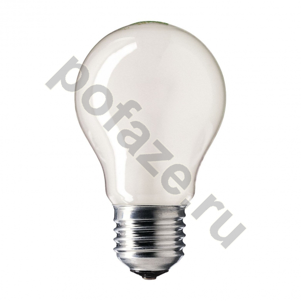 Лампа накаливания грушевидная Philips d55мм E27 60Вт 220-230В