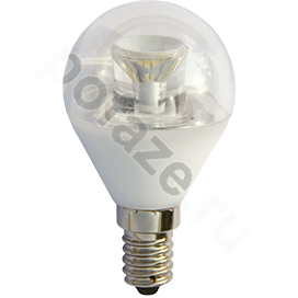 Лампа светодиодная LED шарообразная Ecola d45мм E14 6Вт 230гр. 220-230В 4000К