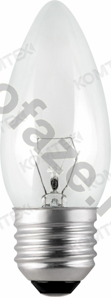 Лампа накаливания свеча Комтех d35мм E27 60Вт 220-240В