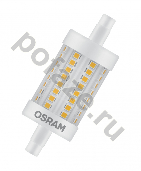 Лампа светодиодная LED линейная Osram d29мм R7s 8Вт 220-240В 2700К