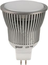 Лампа светодиодная LED с отражателем Gauss d50мм GU5.3 7Вт 120гр. 100-240В