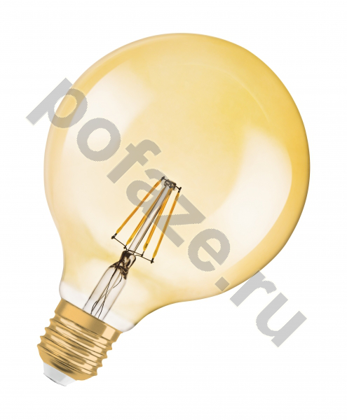 Лампа светодиодная LED шарообразная Osram d125мм E27 2.5Вт 220-240В 2500К