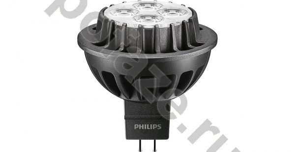 Лампа светодиодная LED с отражателем Philips d51мм GU5.3 8Вт 24гр. 12В