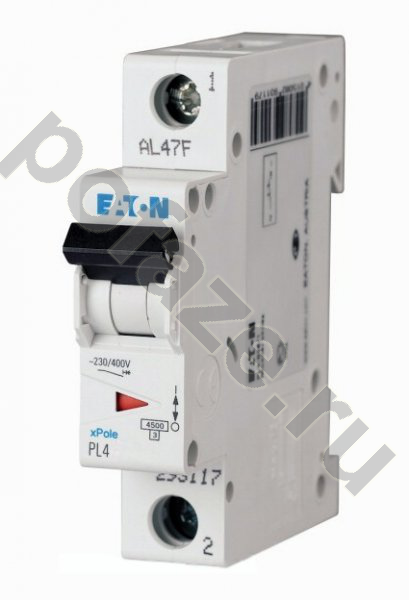 Автоматический выключатель EATON 1П 16А (C) 4.5кА