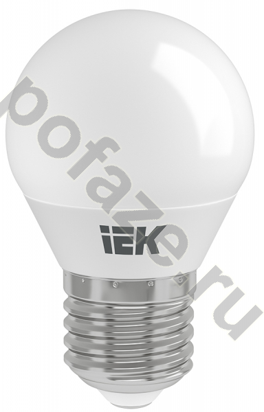 Лампа светодиодная LED шарообразная IEK d45мм E27 7Вт 180гр. 220-230В 3000К