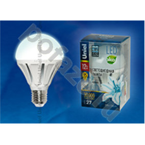 Лампа светодиодная LED шарообразная Uniel d80мм E27 12Вт 360гр. 220-230В