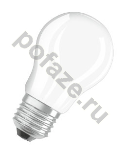 Лампа светодиодная LED грушевидная Osram d45мм E27 5Вт 300гр. 220-240В