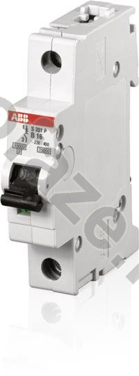 Автоматический выключатель ABB S201P 1П 6А (B) 25кА