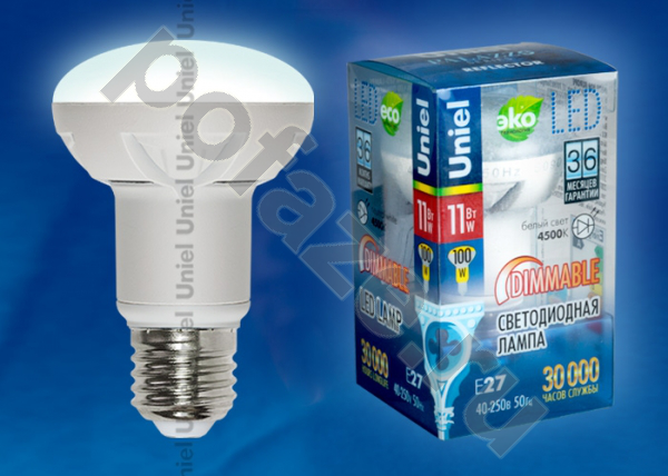 Лампа светодиодная LED с отражателем Uniel d63мм E27 11Вт 120гр. 220-230В
