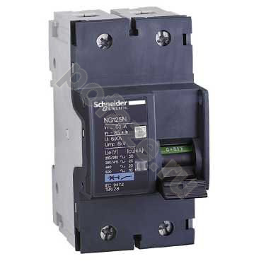 Автоматический выключатель Schneider Electric Acti 9 NG125N 1П+Н 25А (C) 50кА