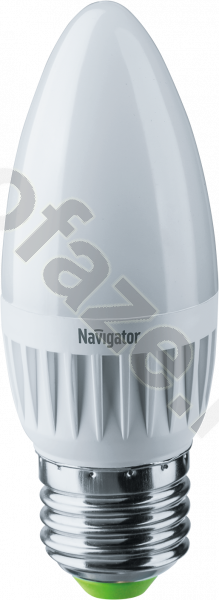 Лампа светодиодная LED свеча Navigator d37мм E27 7Вт 230гр. 220-240В 4000К