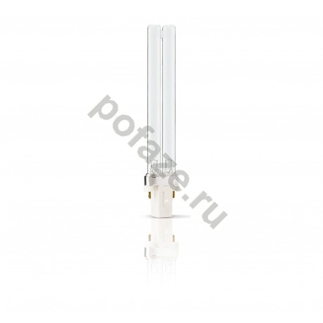 Лампа ультрафиолетовая УФ прямолинейная Philips d28мм 2G7 9Вт