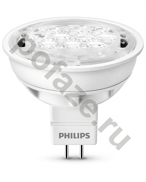 Лампа светодиодная LED с отражателем Philips d49.9мм GU5.3 5.5Вт 24гр. 12В 6500К
