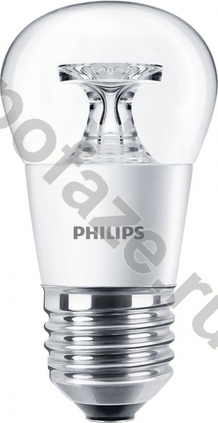 Лампа светодиодная LED шарообразная Philips d45мм E27 4Вт 220-240В