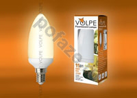 Лампа энергосберегающая свеча Volpe d38мм E14 11Вт 220-240В