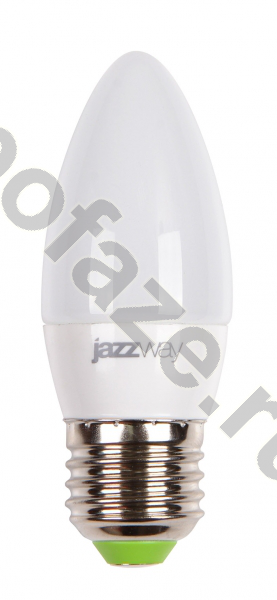 Лампа светодиодная LED свеча Jazzway d37мм E27 7Вт 160гр. 230В