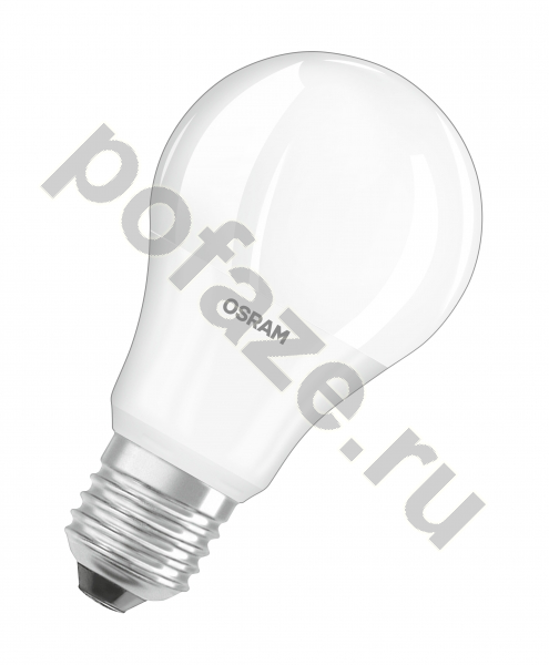 Лампа светодиодная LED грушевидная Osram d60мм E27 5Вт 220-240В 2700К