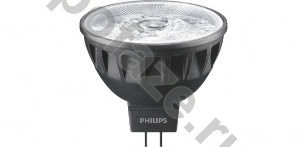 Лампа светодиодная LED с отражателем Philips d50.5мм GU5.3 7.5Вт 24гр. 12В 4000К