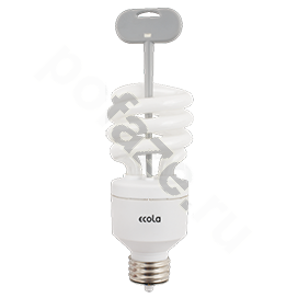 Лампа энергосберегающая спираль Ecola d55мм E27 22Вт 200-240В