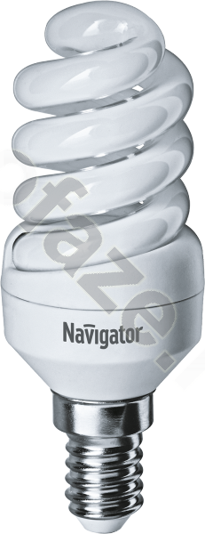 Лампа энергосберегающая спираль Navigator d34мм E14 9Вт 220-240В 2700К