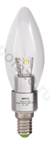 Лампа светодиодная LED свеча Jazzway d35мм E14 3Вт 150гр. 220-230В